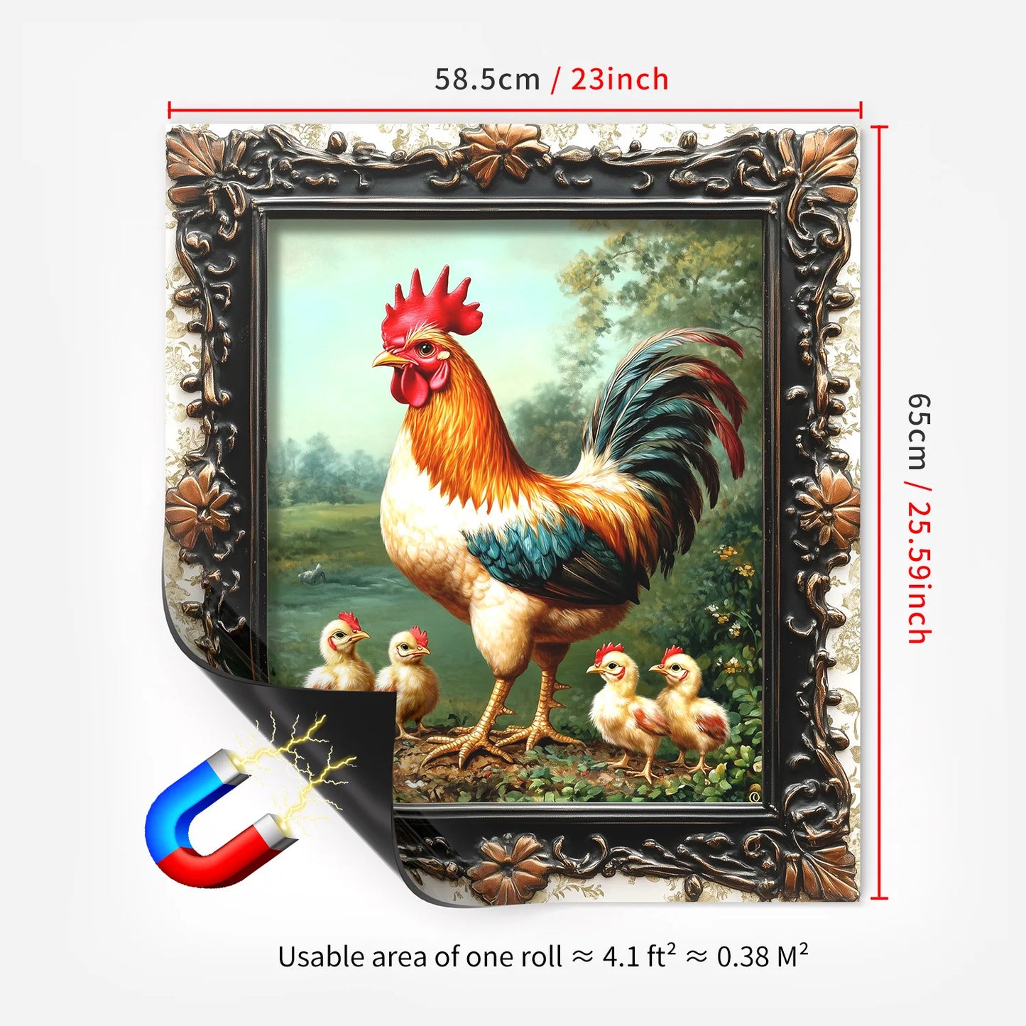 Household dishwasher magnetic patch kitchen and refrigerator magnetic patch Peaceful Pleasures Health and Wellness MDS04