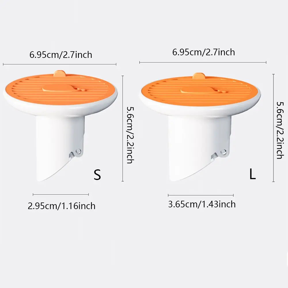 Whale Magnetic Shower Drain Stopper & Odor-Block Hair Trap