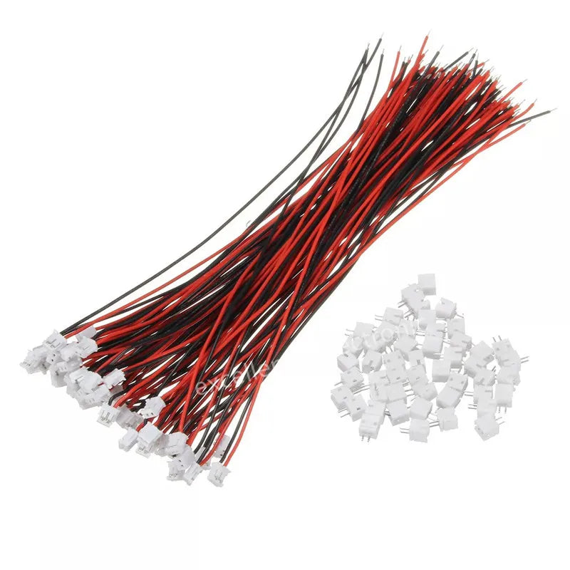 10 SETS Mini Micro ZH 1.5 2/3/4/5/6/7/8/9/10 Pin JST Connector with 100mm Length Wires Cables Peaceful Pleasures Health and Wellness