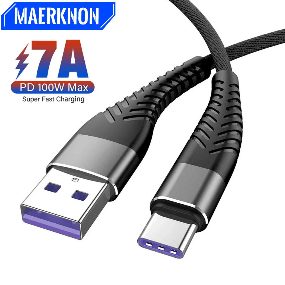 PD 100W USB-C Fast Charging Cable – iPhone 15 16 Samsung