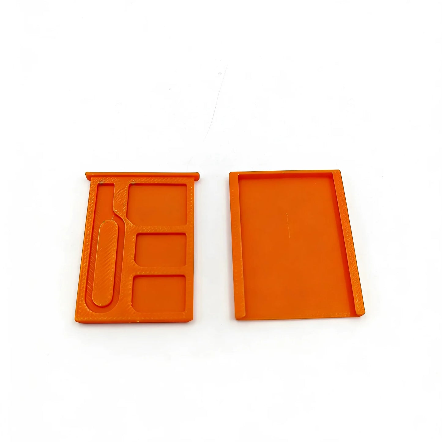 SIM Card Storage Box, Portable Secure Storage Of Mobile Phone Memory Cards,2-Slots-SIM Card+1-Slots-Cards-Pin+1-Slot TF-Card Peaceful Pleasures Health and Wellness orange
