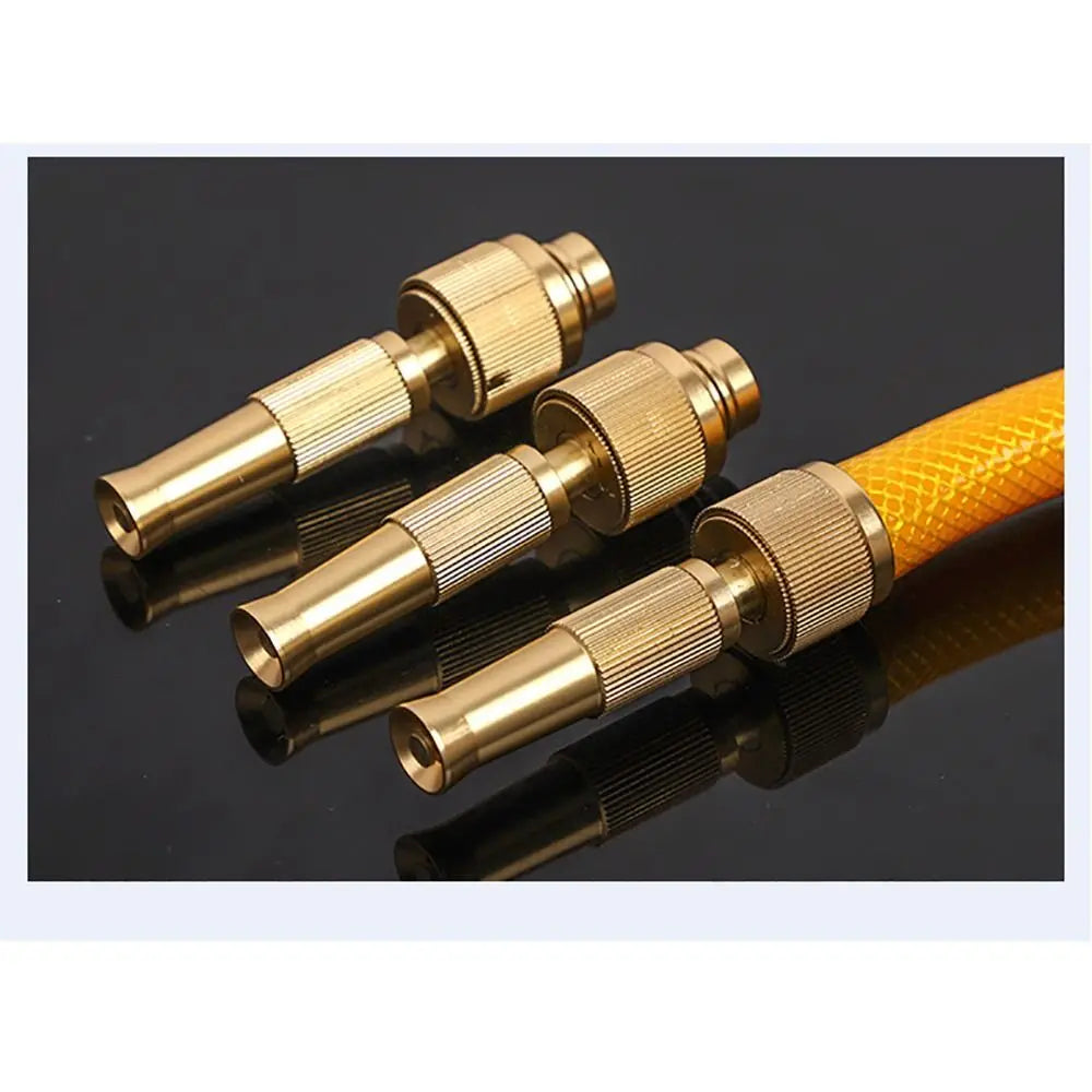 1Set High Pressure Water Spray Torch Nozzle with Quick-connect Connector Brass Plating Washing Machine Nozzle 1/2" 3/4" Peaceful Pleasures Health and Wellness