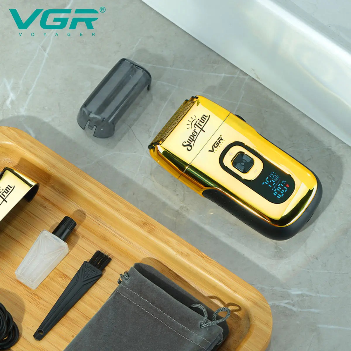 VGR 332 Electric Razor Electric Shaver Rechargeable Shaving Machine for Men Shaver Beard Razor Beard Trimmer Hair Trimmer Peaceful Pleasures Health and Wellness