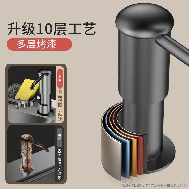 Under Sink Soap Dispenser with Extension Tube Kit | Kitchen