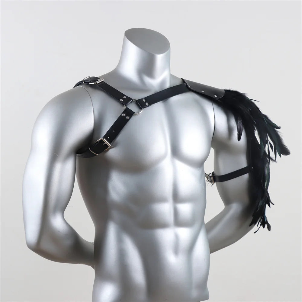 Halloween Renaissance Accessories Medieval Fur Leather Single