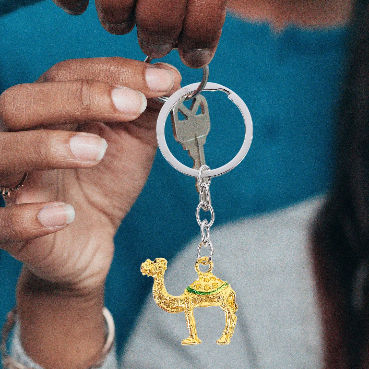 3Pcs Camel Keychain Pendant Set Animal Keychain for Bag Backpack Car Keys Lightweight Stylish Camel Hanging Ornament Fashion Peaceful Pleasures Health and Wellness