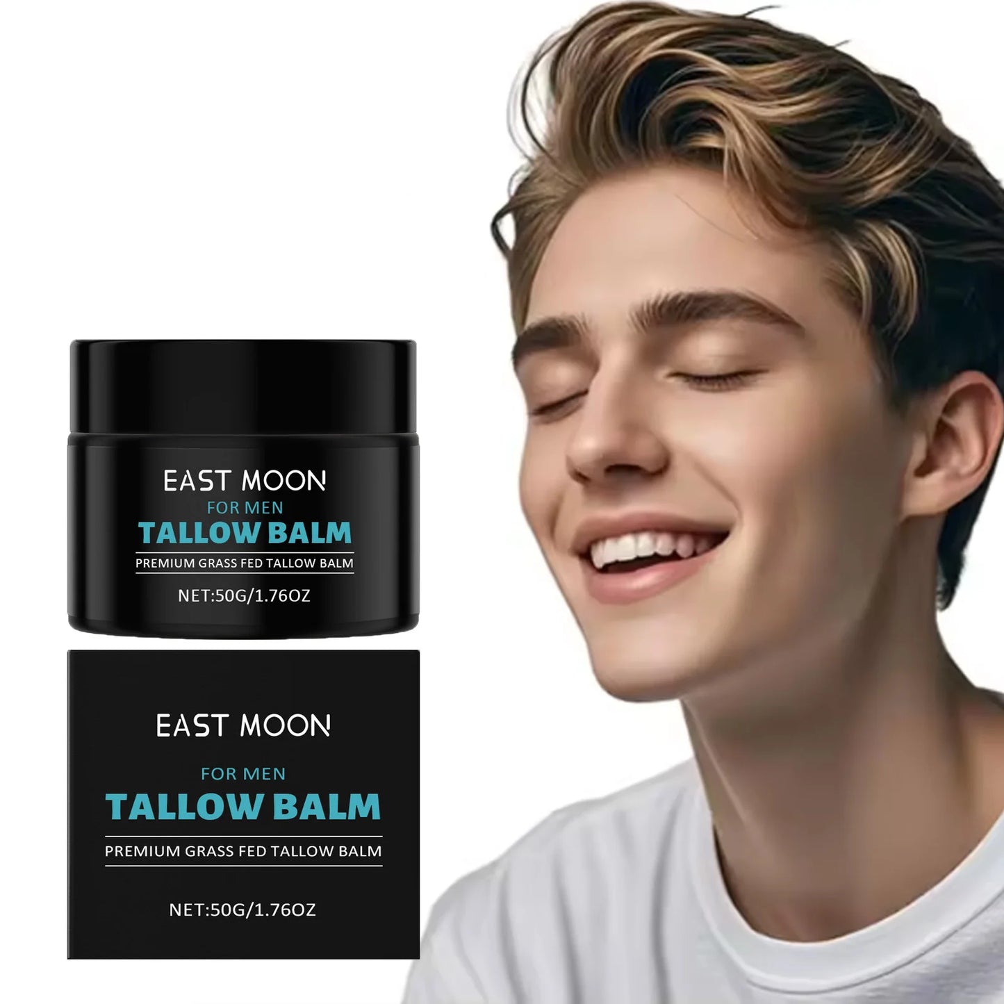 Men's Tallow Balm Face Cream – Anti-Wrinkle & Firming