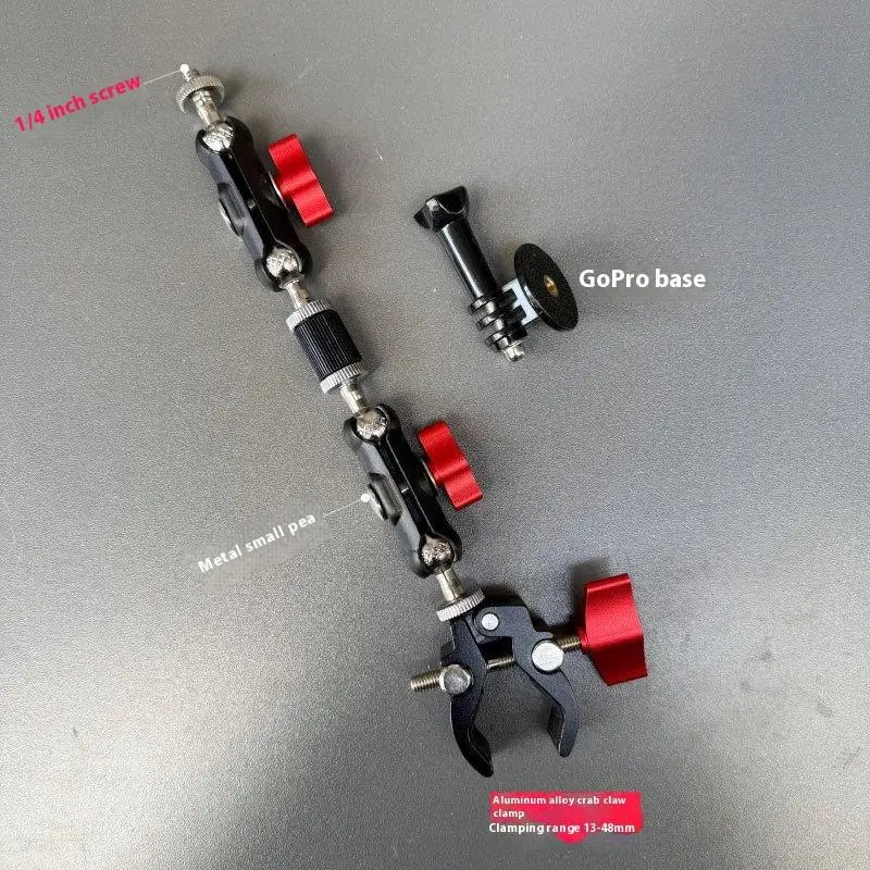 Metal Super Clamp & Double Ball Head Magic Arm Camera Mount