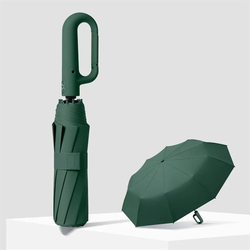 Automatic Windproof UV Folding Umbrella – Large Rain Parasol