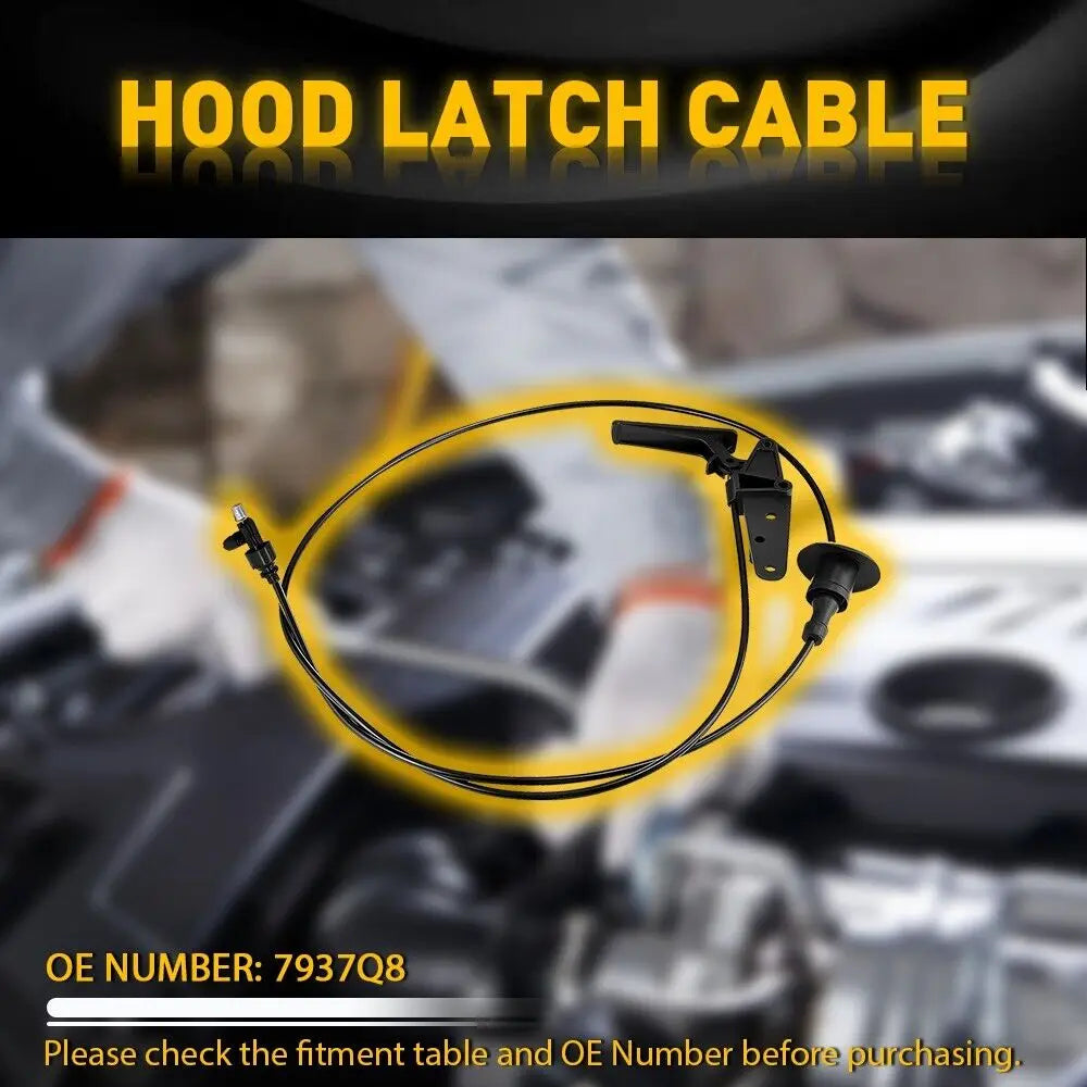 Bonnet Release Cable Latch Peugeot Partner Citroen Berlingo 2008-2019