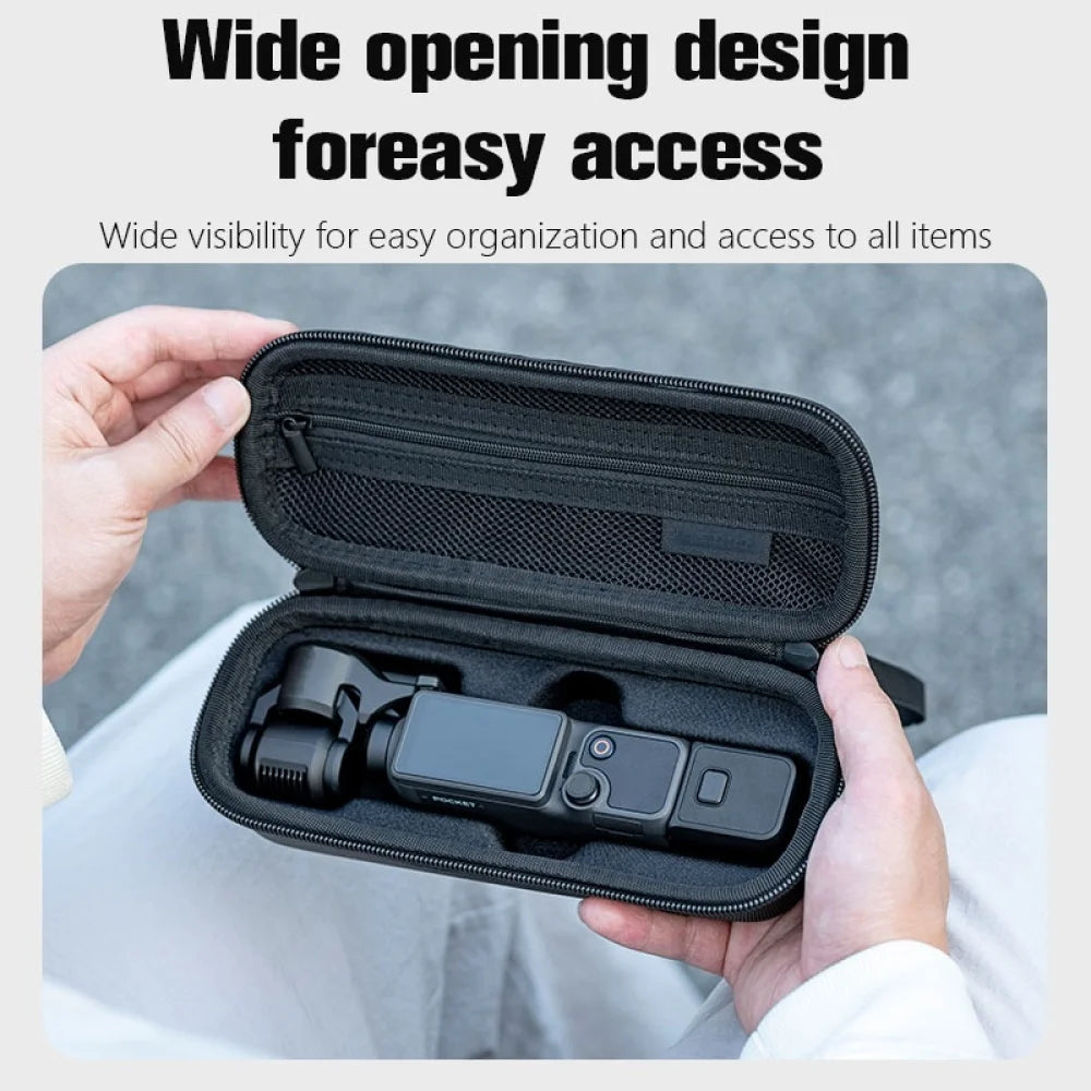 High-Quality Compact And Portable PU Storage Case For DJI Pocket 4 Camera – Travel Case Handbag Storage Accessories Peaceful Pleasures Health and Wellness