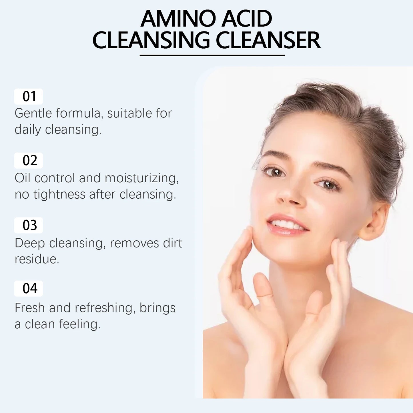 Amino Acid Foaming Face Wash – Oil Control & Acne Care 120g