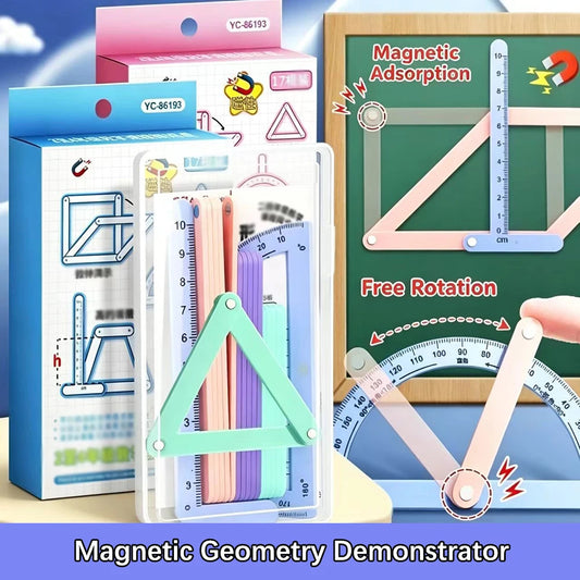 Magnetic Polygon Geometry Demonstrator Mathematical Parallelogram Peaceful Pleasures Health and Wellness