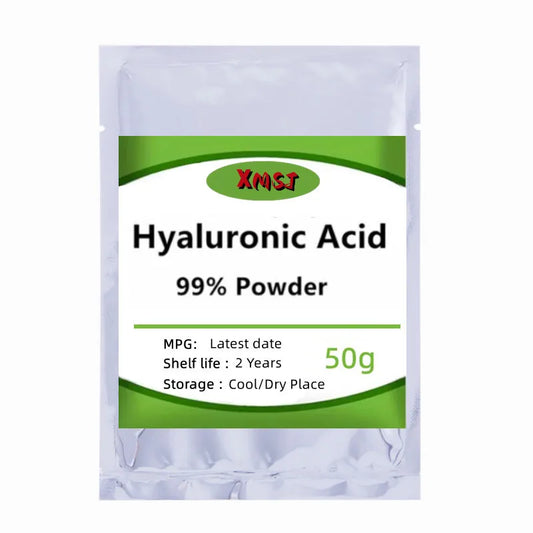 Cosmetic Grade 99% Hyaluronic Acid Powder,HA Hyaluronic Acid Powder Low Molecular Weight Moisturizing,Antiaging,Anti Wrinkle Peaceful Pleasures Health and Wellness