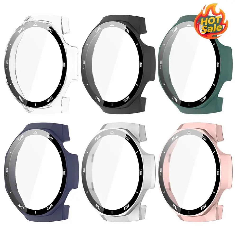 Hard PC + Tempered Glass Case for Huawei Watch GT5 Pro 46mm