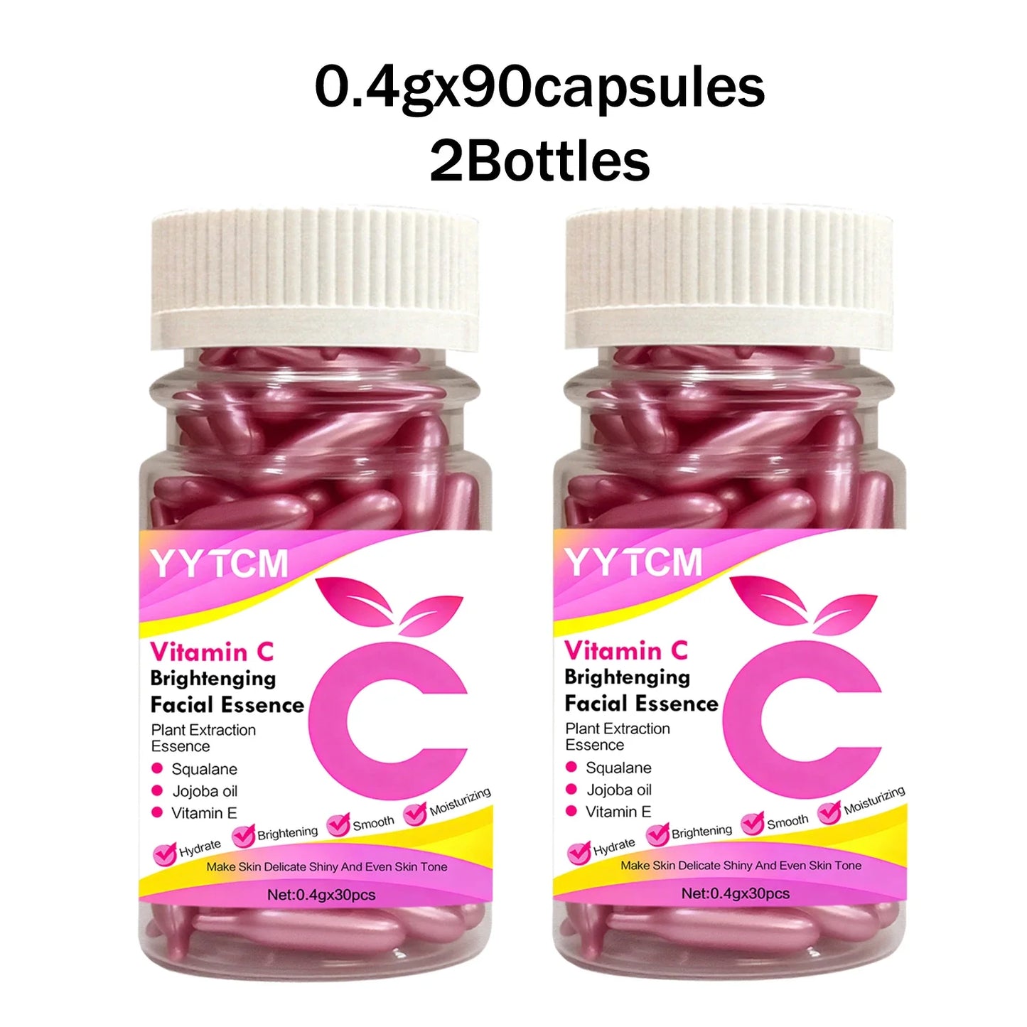 Vitamin C Brightening Capsule Essence | Squalane & Jojoba 30pc