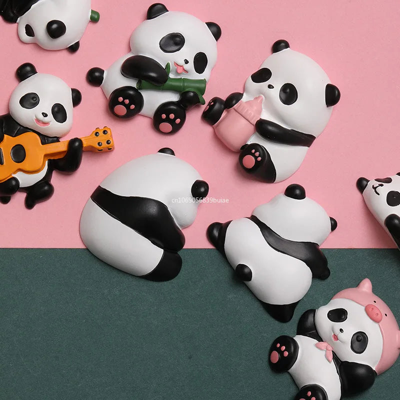 Creative Cartoon Panda Refrigerator Magnet Magnet Decorative Pendant Cute Magnetic Magnet Stickers Message Board Home Decor 자석 Peaceful Pleasures Health and Wellness