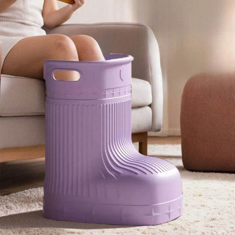 Foot soaking bucket massage bucket environmentally friendly over the knee heat-resistant household use for adults and children Peaceful Pleasures Health and Wellness