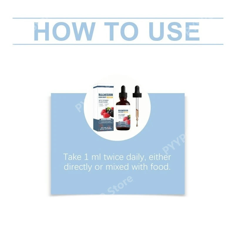 Magnesium Liquid Drops with B6, D3 & K2 | Daily Wellness Supplement