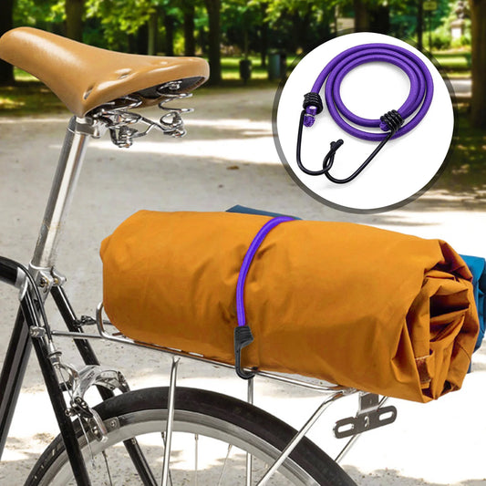 Bungee Cords with Hooks Portable Durable Binding Ropes Bungee Cords for Camping Luggage Roof Racks Car Tents Tarps Bikes Peaceful Pleasures Health and Wellness