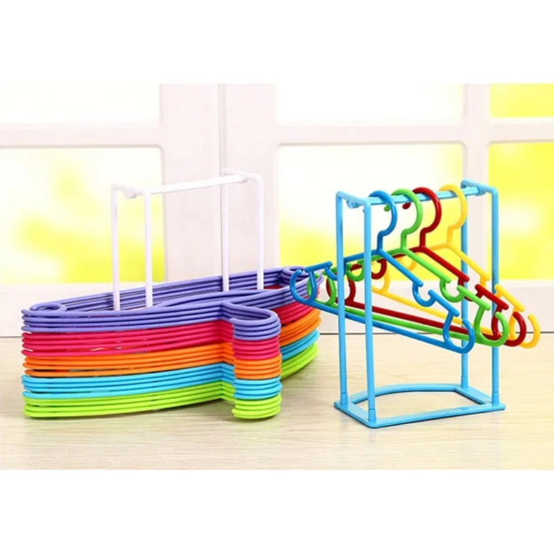 Hanger Organizer Stacker Rack for Closet & Laundry Room