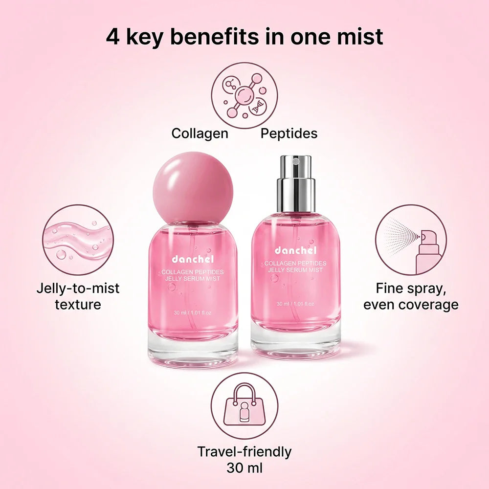 Collagen Peptides Jelly Serum Mist – 2-in-1 Deep Hydration