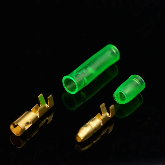 20sets=80pcs 4.0 bullet terminal car electrical wire connector diameter 4mm pin set Female + Male + Case Peaceful Pleasures Health and Wellness Default Title