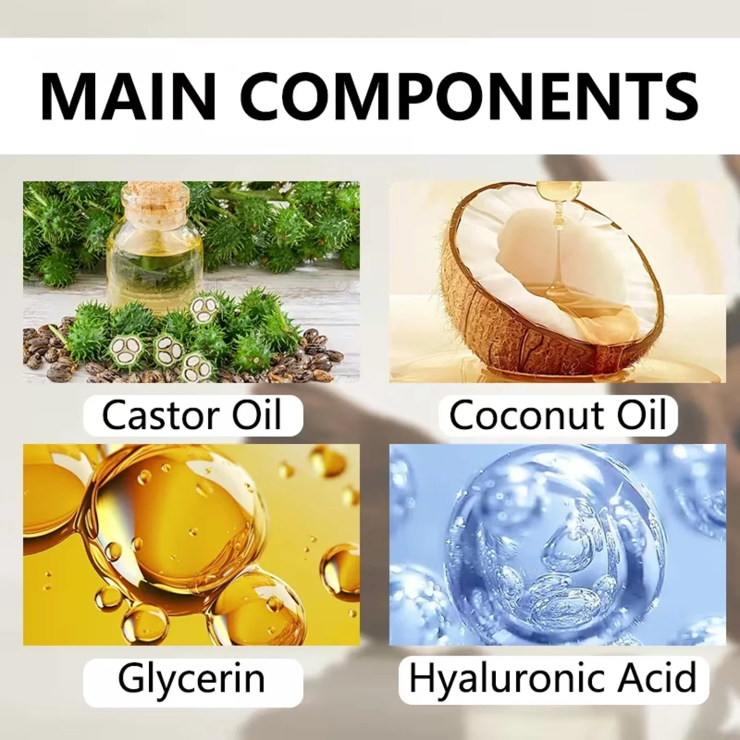 Cold-Pressed Castor Oil Massage Oil – Collagen & Magnesium