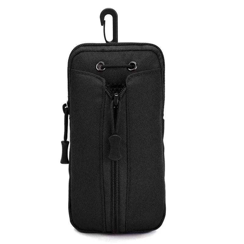 Tactical MOLLE Water Bottle Carrier Pouch | Hiking & Travel Tactical Bottle Carrier Peaceful Pleasures Health and Wellness Black