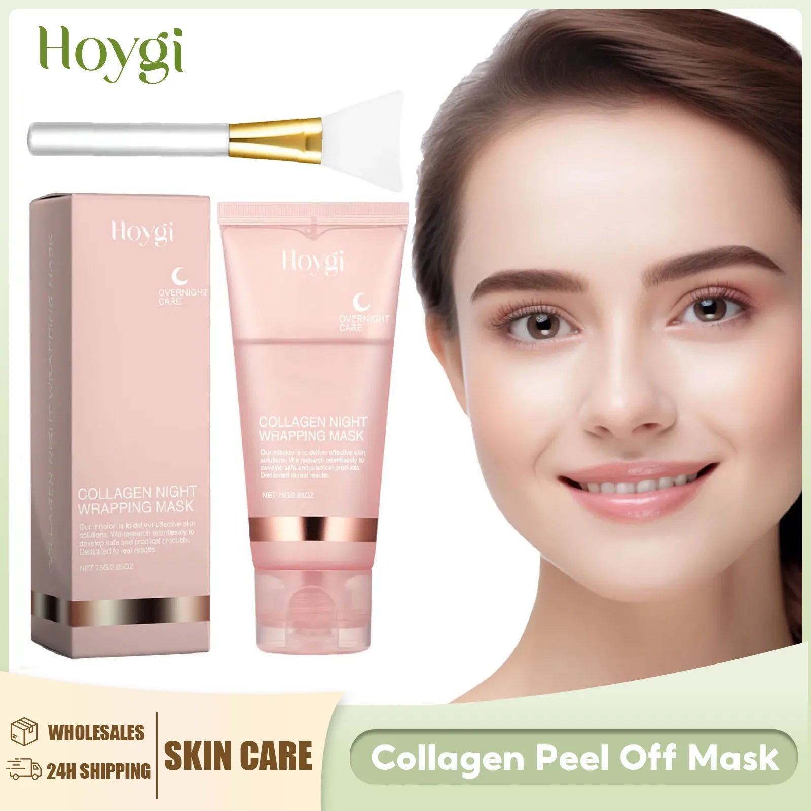 Collagen Peel off Mask Pore Shrinking Blackhead Removal Oil Control Skin Rejuvenation Moisturizing Brightening Korean Skin Care Peaceful Pleasures Health and Wellness