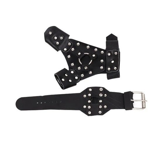 Outdoor Shooting Fishing Hand Guard Wristband Slingshot Armguard Peaceful Pleasures Health and Wellness Right hand