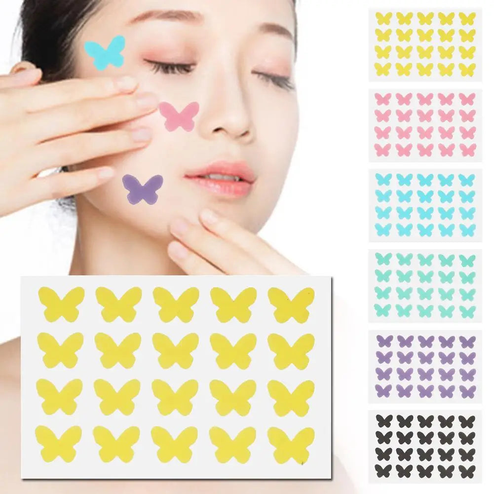 Butterfly Pimple Patches 20pc – Colorful Invisible Spot Cover