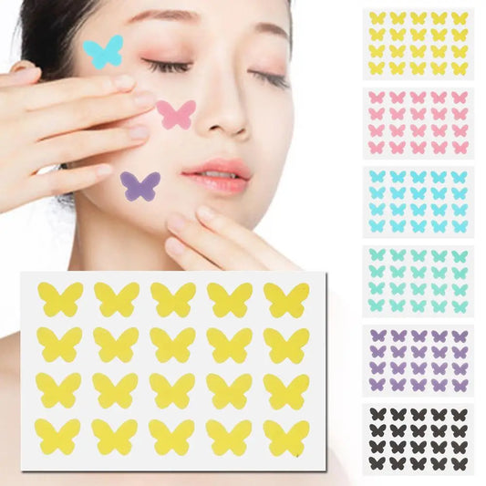 Butterfly Pimple Patches 20pc – Colorful Invisible Spot Cover Pimple Patch Peaceful Pleasures Health and Wellness