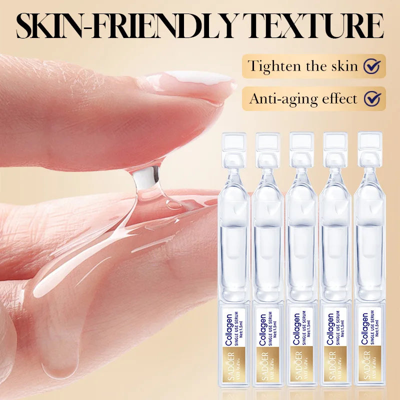 SADOER Collagen Anti-Wrinkle Face Serum | 15 Single-Use Vials