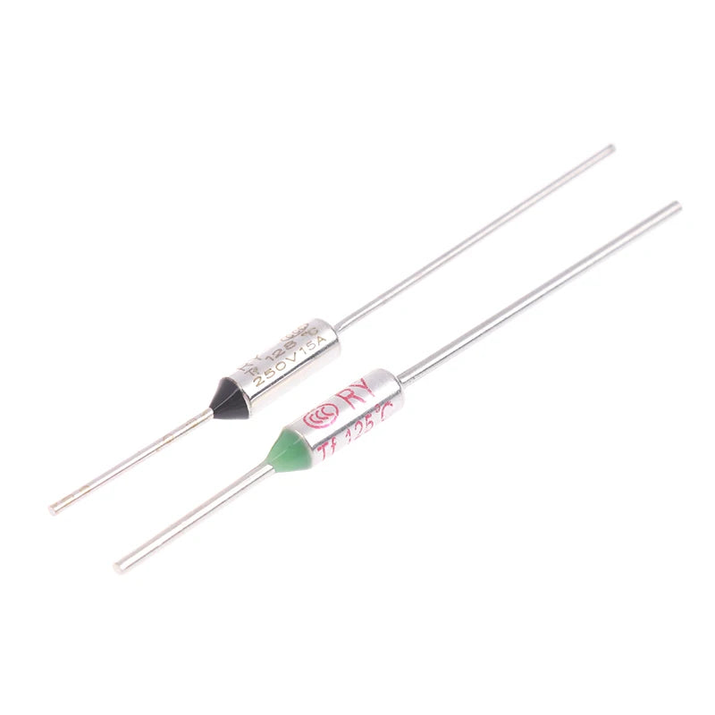 10Pcs TF Thermal Fuse RY 15A 250VTemperature 121C 125C 128C 130C 135C 140C 145C 150C 155C 160C 165C 167C 175C 180C 185C 192C Peaceful Pleasures Health and Wellness
