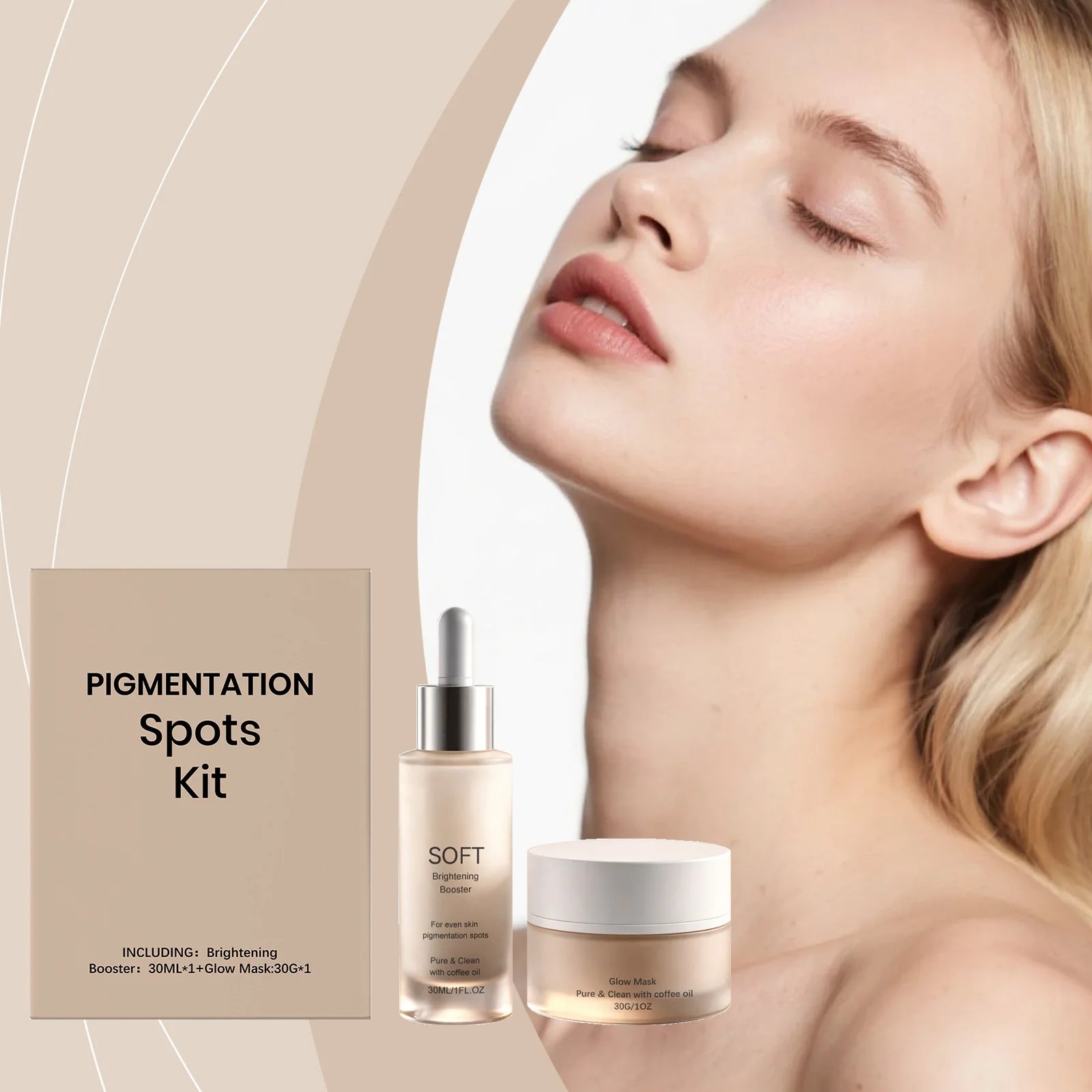 Brightening Essence Mask Set for Glowing Skin Care Peaceful Pleasures Health and Wellness