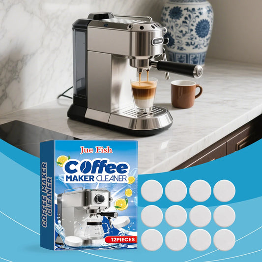 Coffee Machine Cleaner Descaler Tablets Coffee Maker Deep Cleaning Grinder Descaling Cleaning Tabs Universal Effervescent Tablet Peaceful Pleasures Health and Wellness