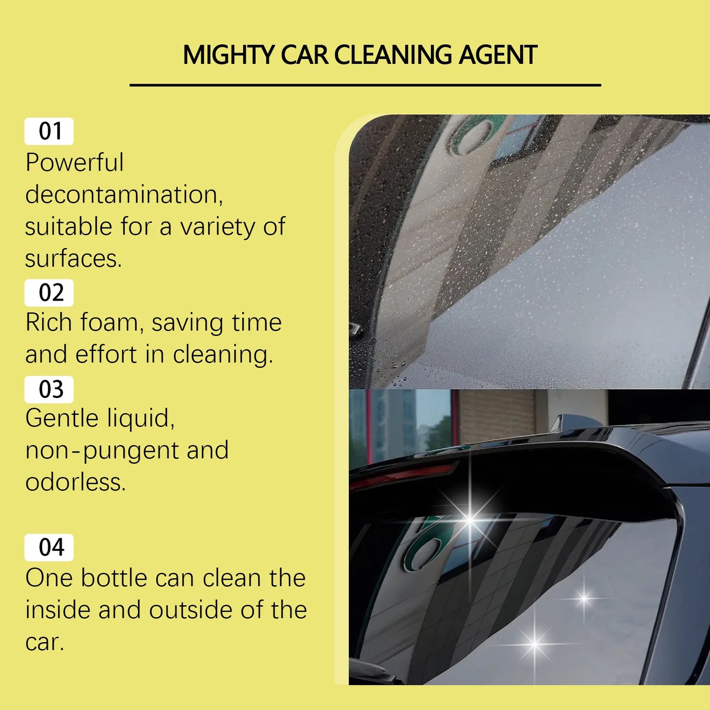 Homonth Mighty Car Cleaner Spray – All-in-One 120ml
