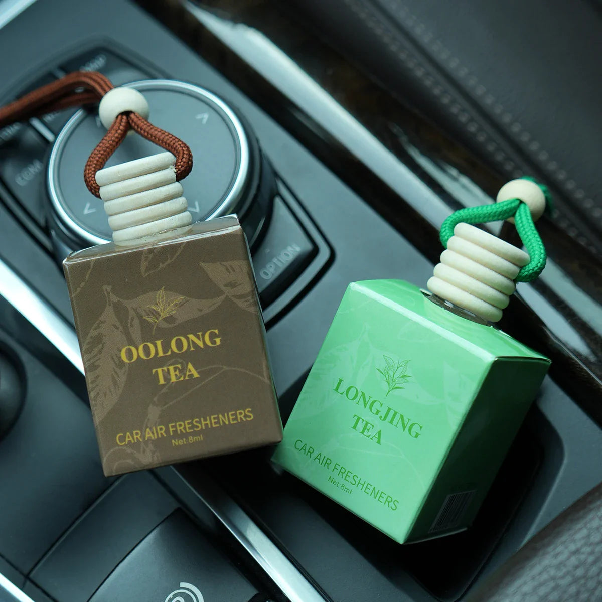 FORMBO Tea Car Air Freshener – Alcohol-Free Hanging Diffuser