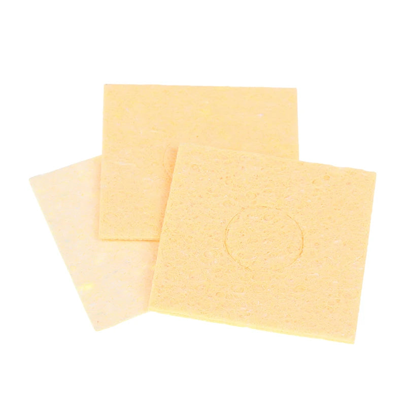 5Pcs 60*60mm Soldering Clean Sponge Solder Tip Cleaning Sponges Cleaner Pads Desoldering Soldering Iron Accessories Peaceful Pleasures Health and Wellness