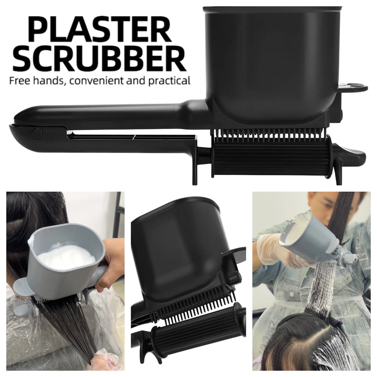 New Roller Comb Applicator Hair Coloring 2-In-1 Dye Salon Hair Care Plastic Hairdressing Tool for Salon or Home Use Peaceful Pleasures Health and Wellness