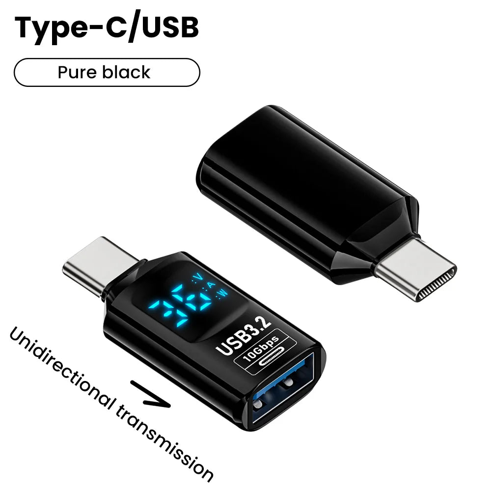 USB 3.2 to USB-C Adapter 10Gbps | Digital Display Fast Charging
