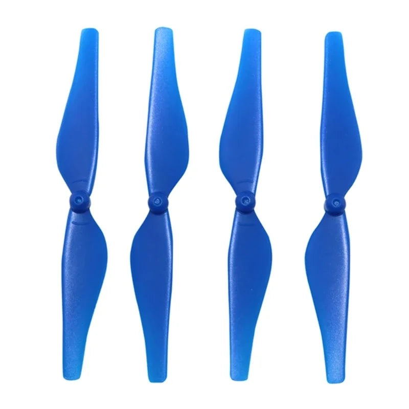 4Pcs/set Noise-reduction Propellers Kit for Tello Drones Spare Accessory Lightweight Props Blade Replacement Propeller Peaceful Pleasures Health and Wellness Blue