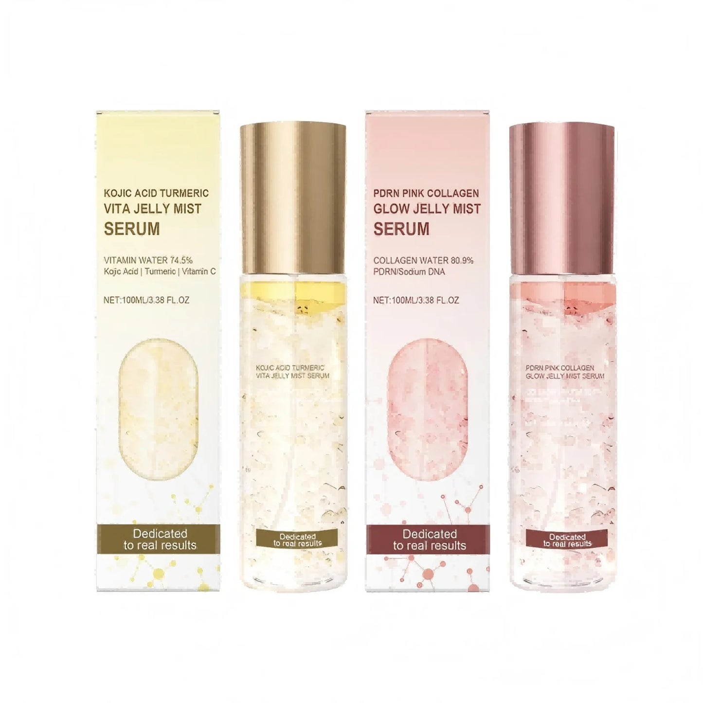 PDRN Pink Collagen Jelly Mist Spray – Hydrating Face Serum