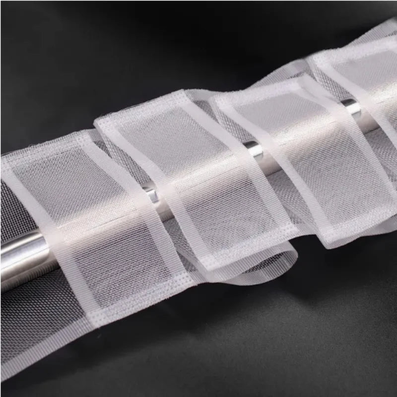 Roll White Curtain Tape Transparent Nylon Rod Pocket Home Textile