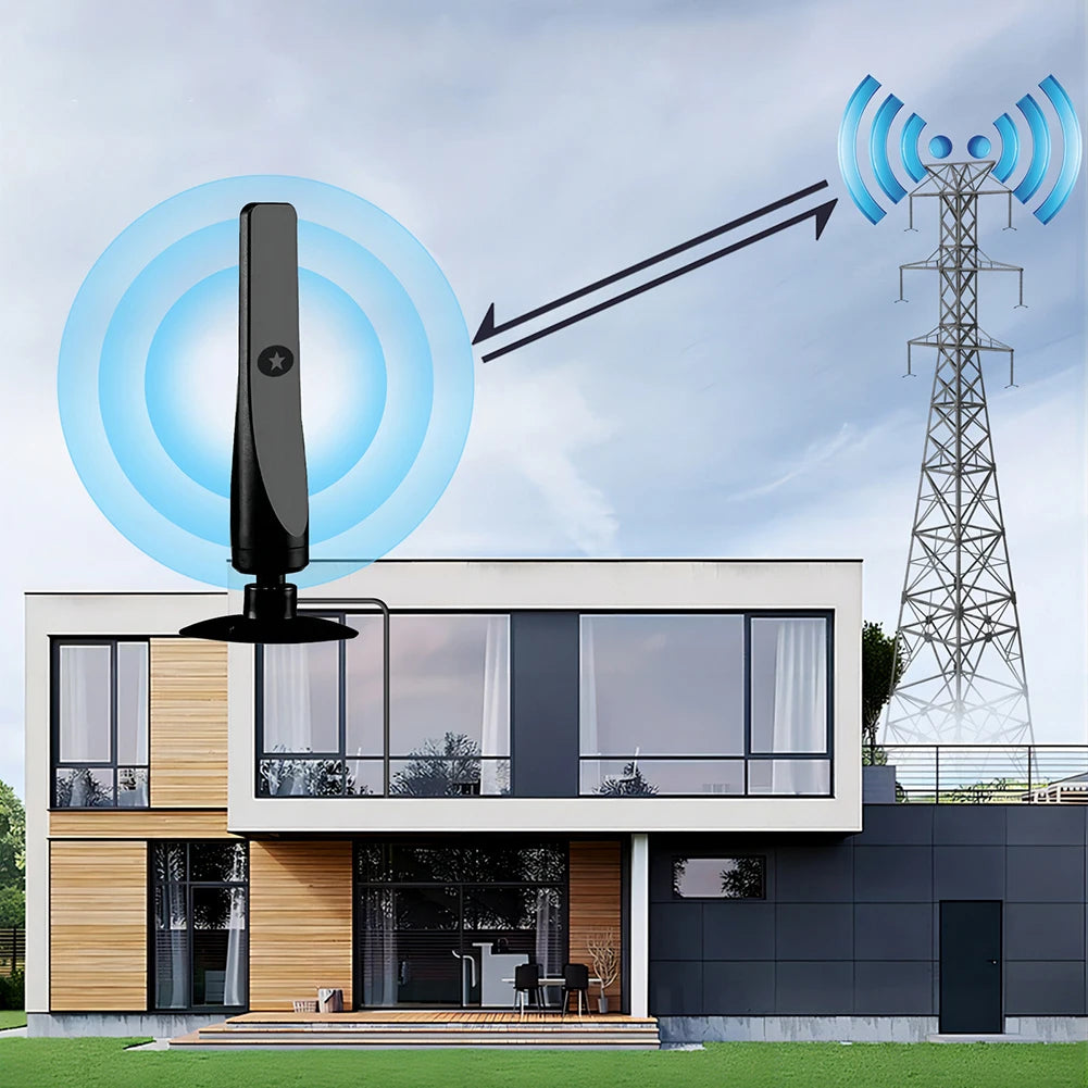 Portable HDTV Antenna with Amplifier – Indoor & Outdoor Peaceful Pleasures Health and Wellness