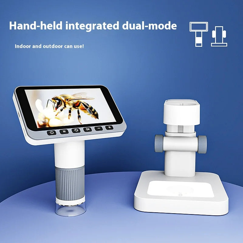 Electron Microscope 4.5-Inch Ips Screen Portable High-Definition Mobile Phone Maintenance Manual Focusing Peaceful Pleasures Health and Wellness
