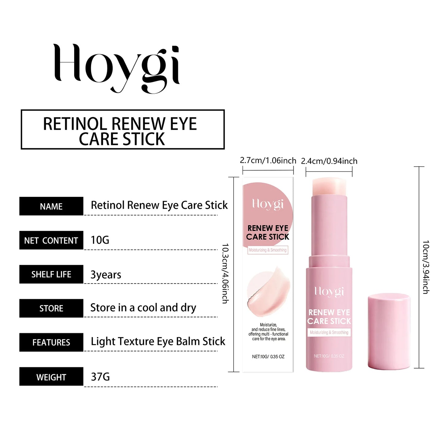 Retinol Eye Cream, Serum, Stick & Patches for Dark Circles