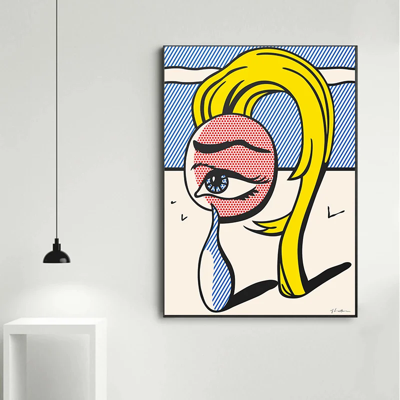 Anime Vintage Canvas Wall Art | Unframed Pop Art Poster Print
