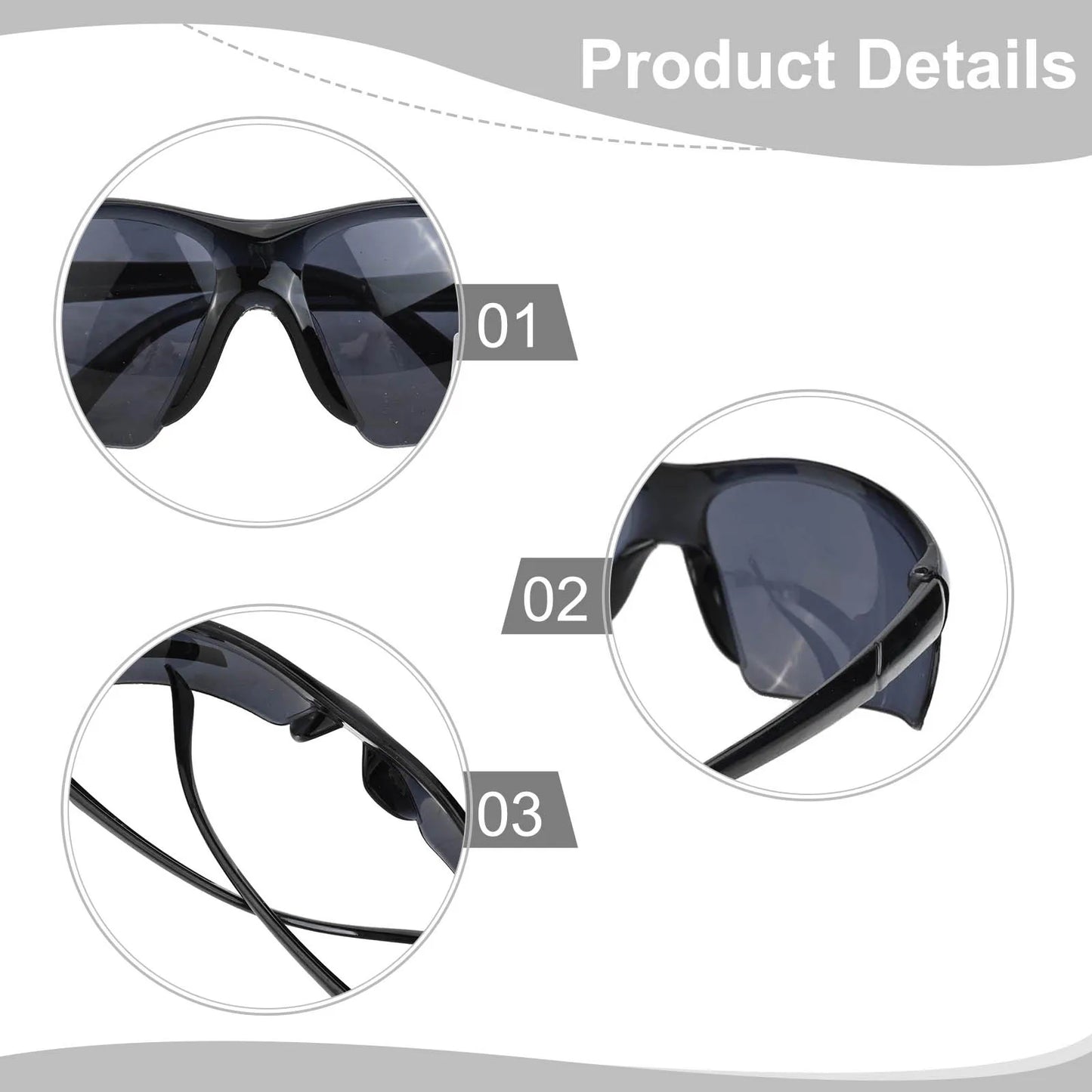 Protective Safety Sunglasses – Dustproof, Windproof & UV Shield